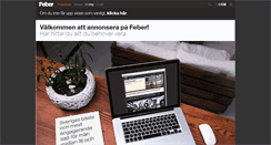 Desktop Screenshot of annons.feber.se